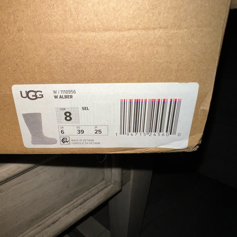 Beautiful Gray Alber Style Ugg Boots.
